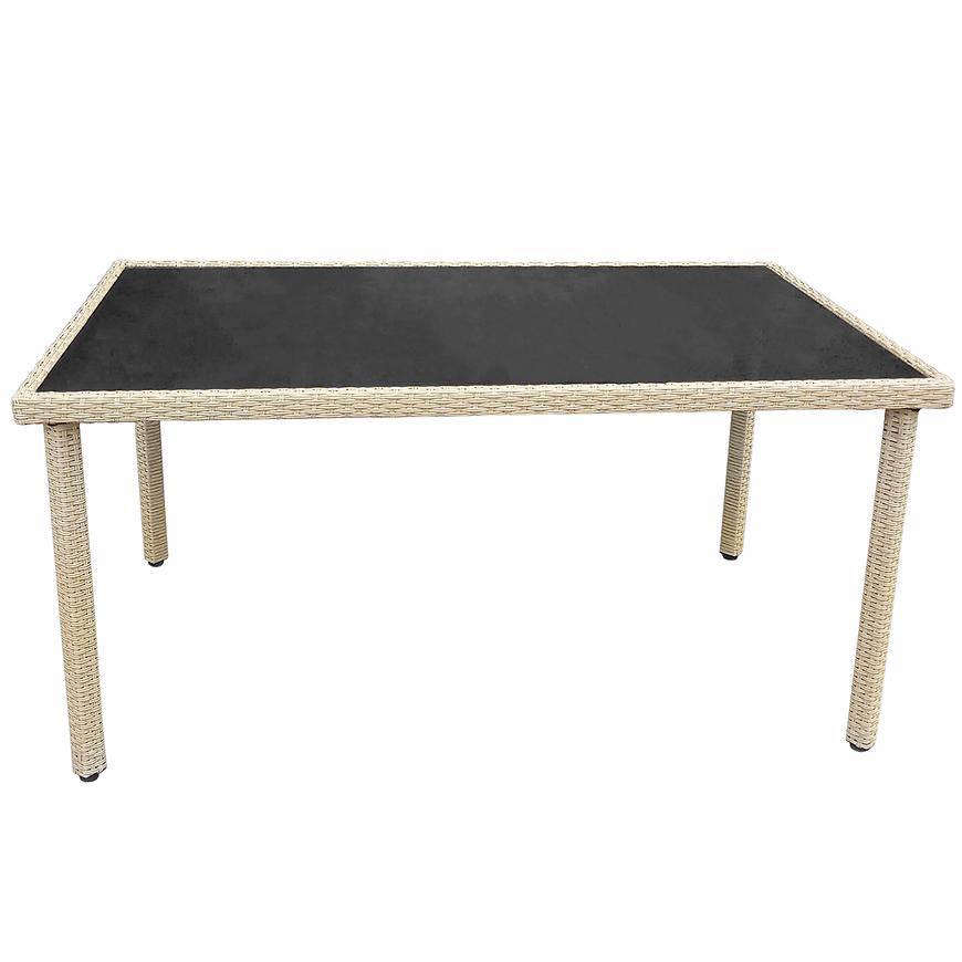 Stół technorattan Dandy 150x90 naturalny