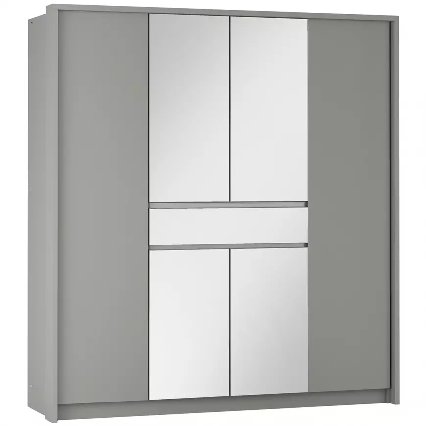 Szafa z lustrem Split 200 platinum