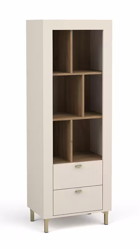 Regał Mossa MO4 dąb whisky/cashmere