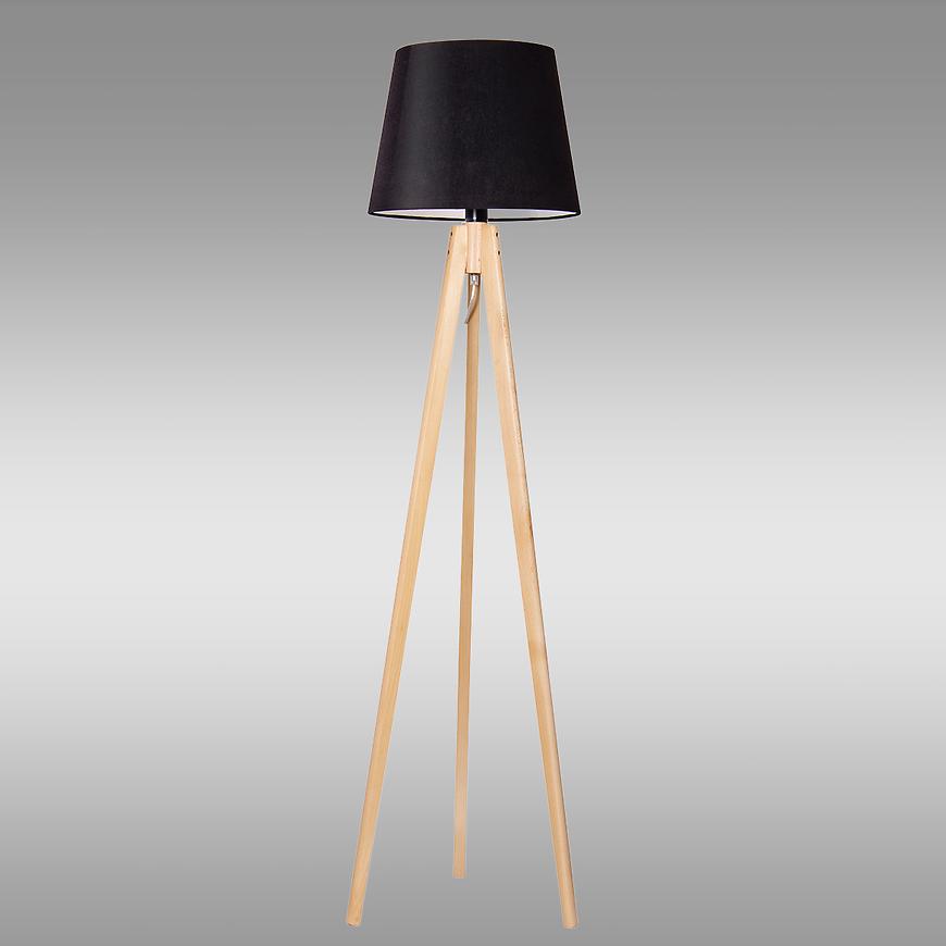 Lampa podłogowa S-SOSNA/STOŻEK CZARNY LP1