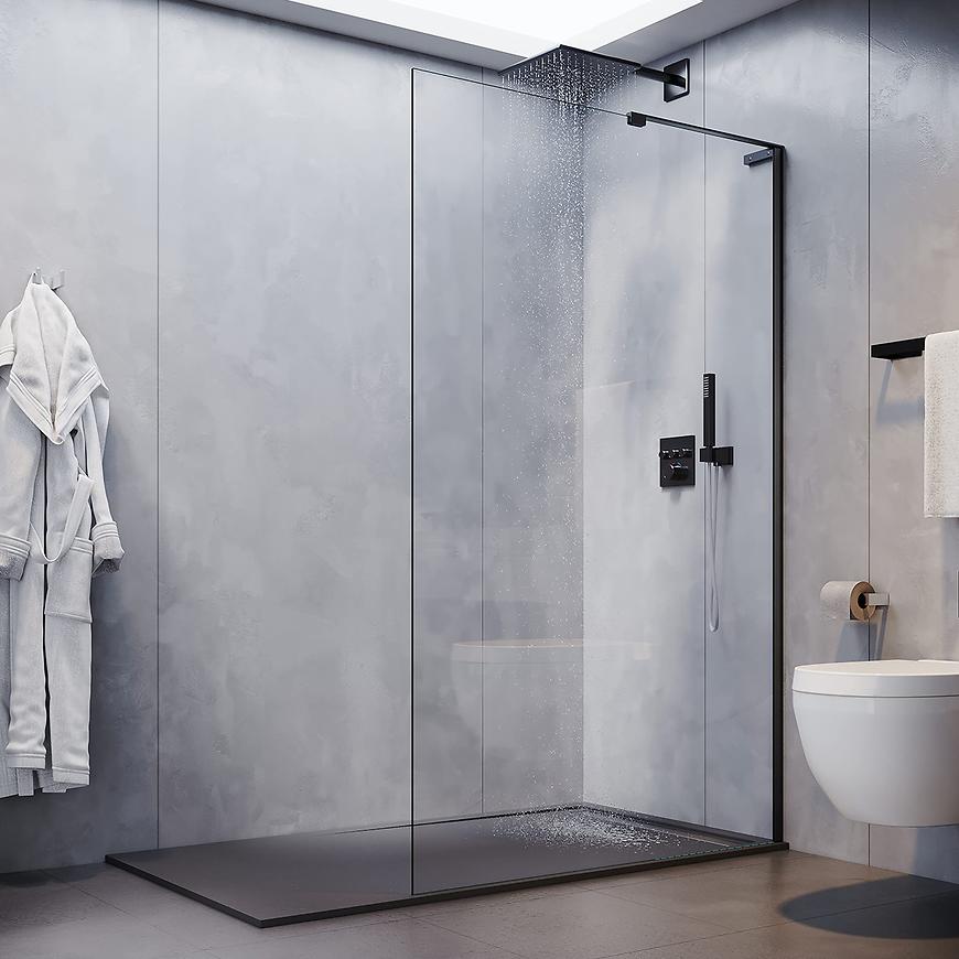 Ścianka Walk-In Pik 100x195 black