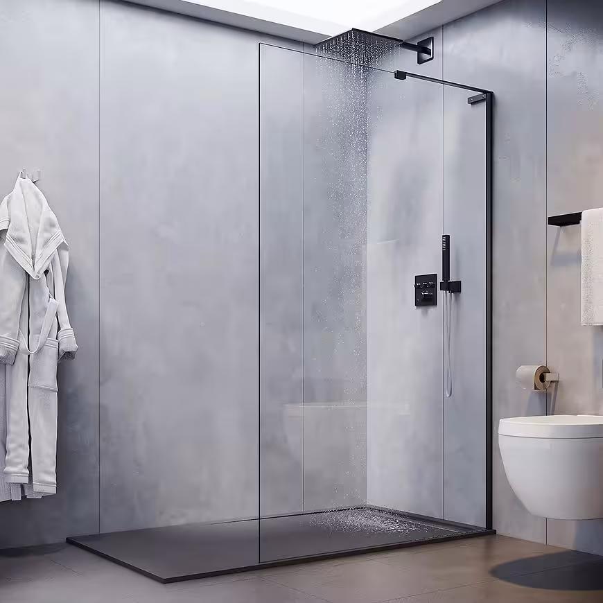 Ścianka Walk-In Pik 90x195 black