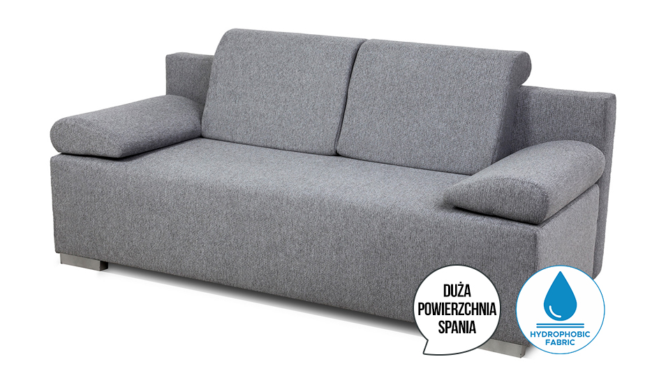 Sofa z funkcją spania  Rubi szary