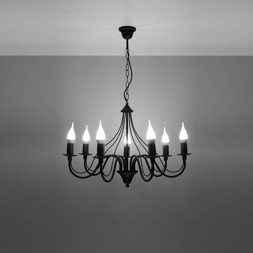 Lampa Minerwa 7 A-0219 czarny