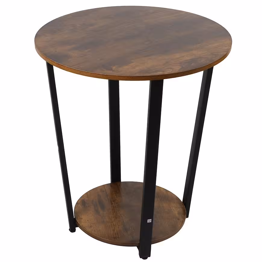 Stolik Loft 8623 E dark vintage wood