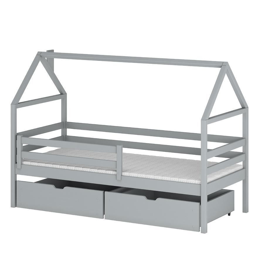 Łóżko Domek Aron 80x160 grey