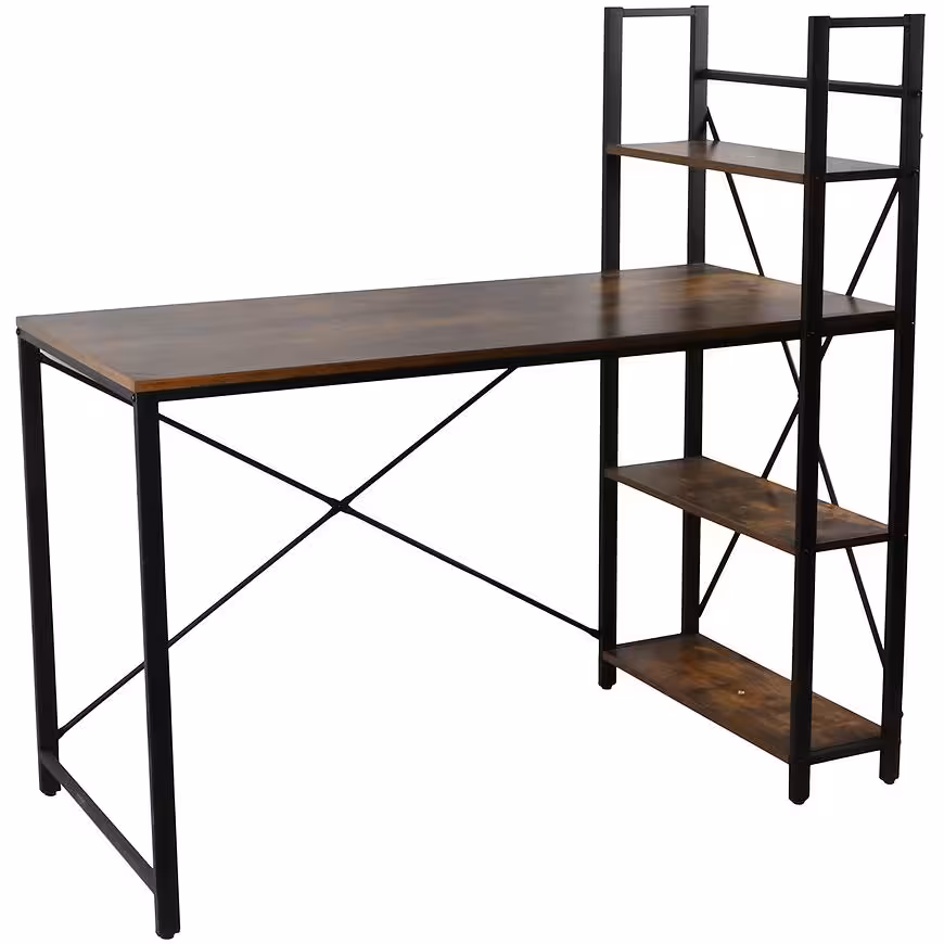 Biurko Loft 8635 E dark vintage wood
