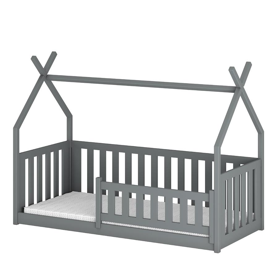 Łóżko Domek Bodzio 80x160 grey