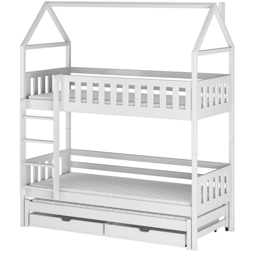Łóżko Domek Iga 90x200 white