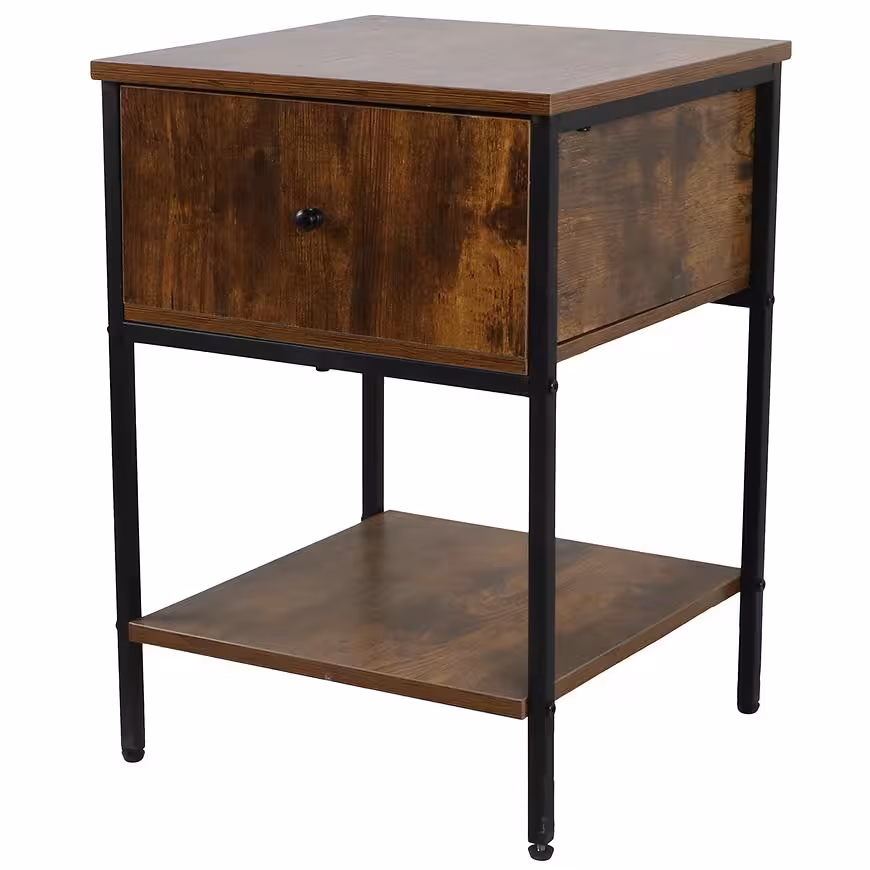 Szafka Nocna Loft 8624 E dark vintage wood