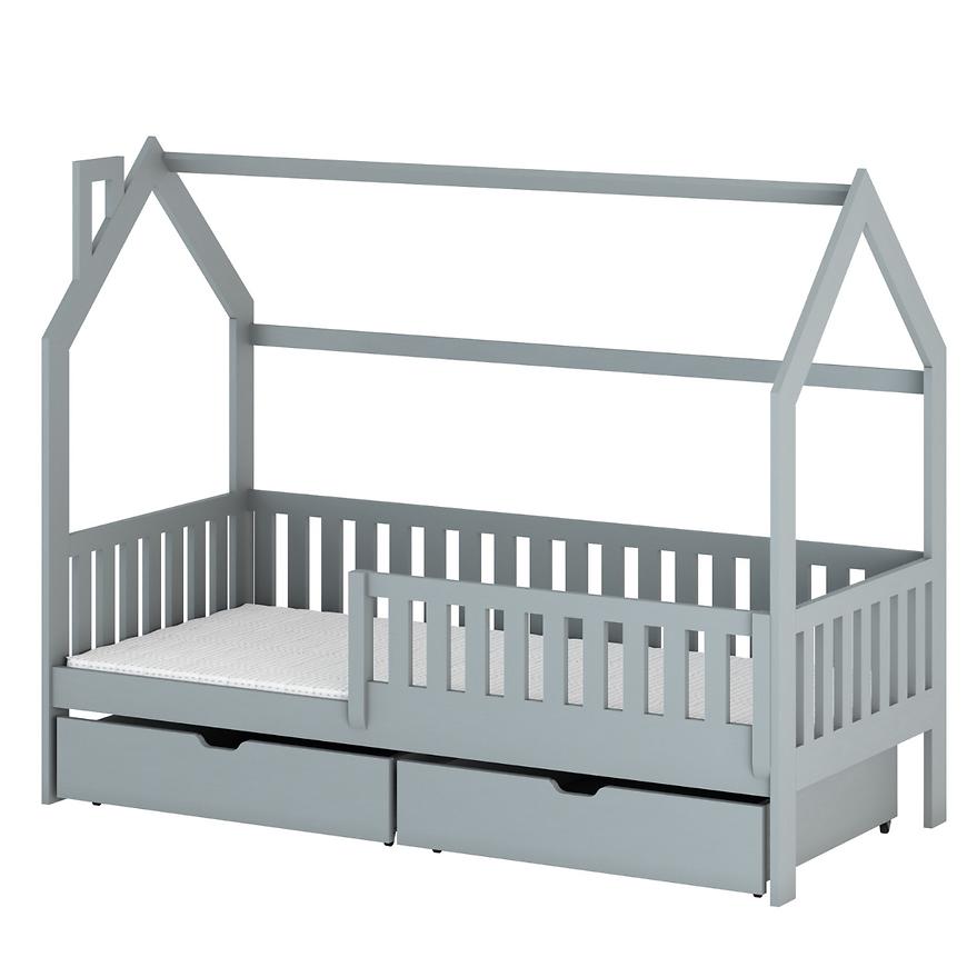 Łóżko Domek Natan 80x160 grey