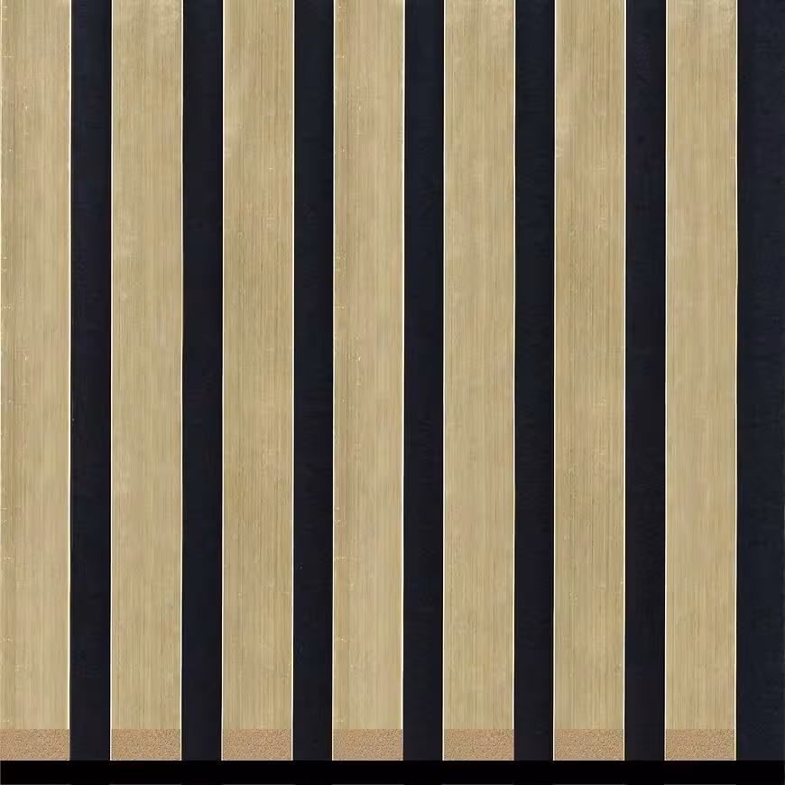 Akustyczne lamele na filcu złoty 21x300x2650mm