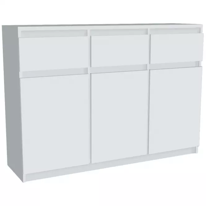Komoda Merg 3D3S biała