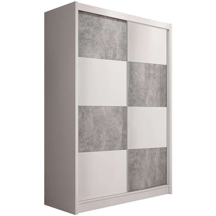Szafa DUO 150 biały/beton