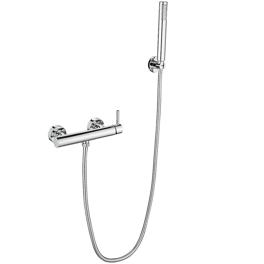 Bateria natryskowa Ilma z zestawem wannowym chrom
