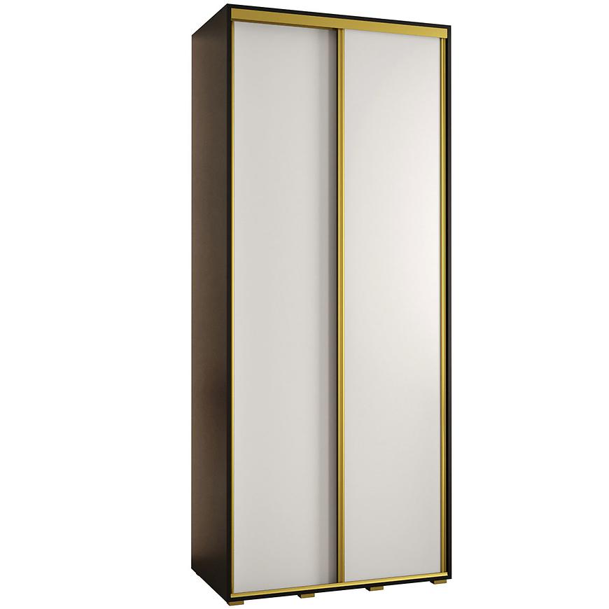 Szafa 45 Canaris 1 100 czarny/biały/gold