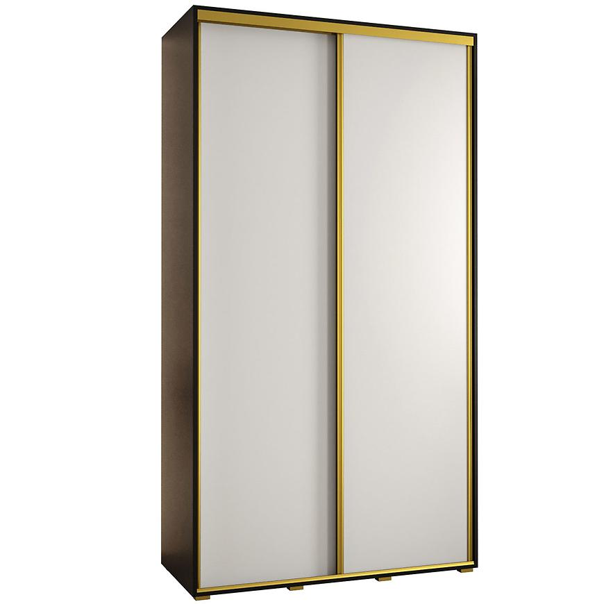 Szafa 45 Canaris 1 140 czarny/biały/gold