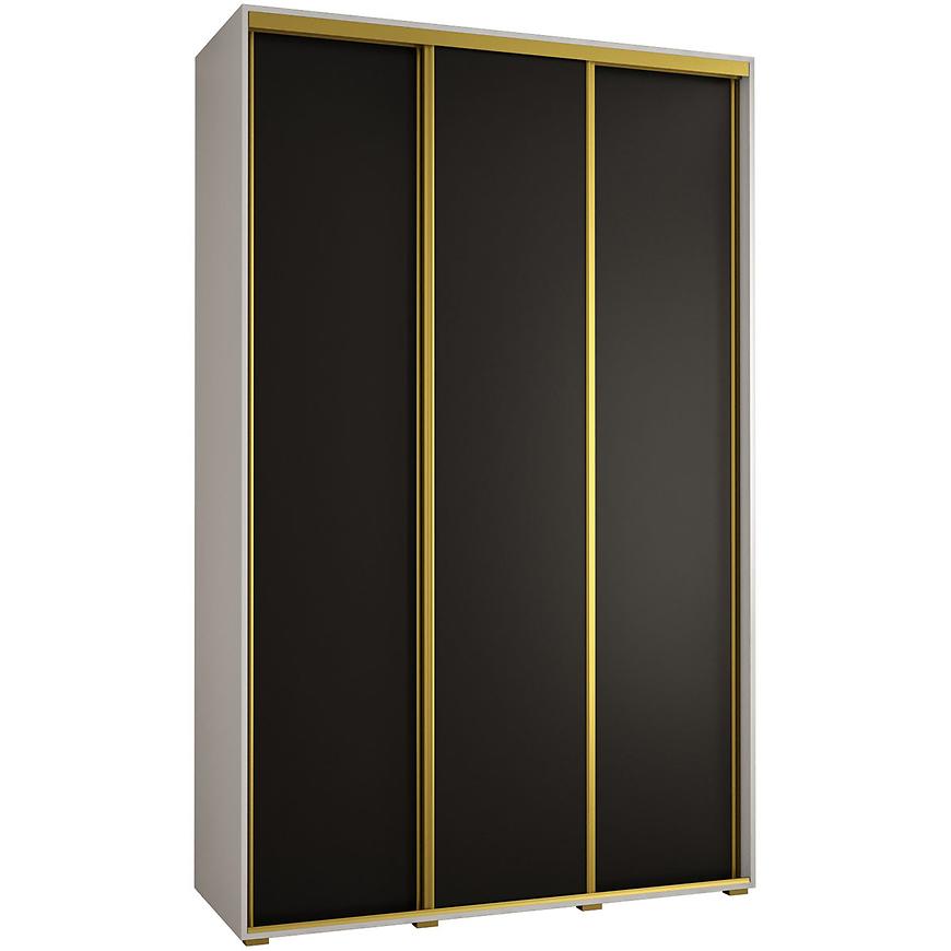 Szafa 45 Canaris 1 170 biały/czarny/gold