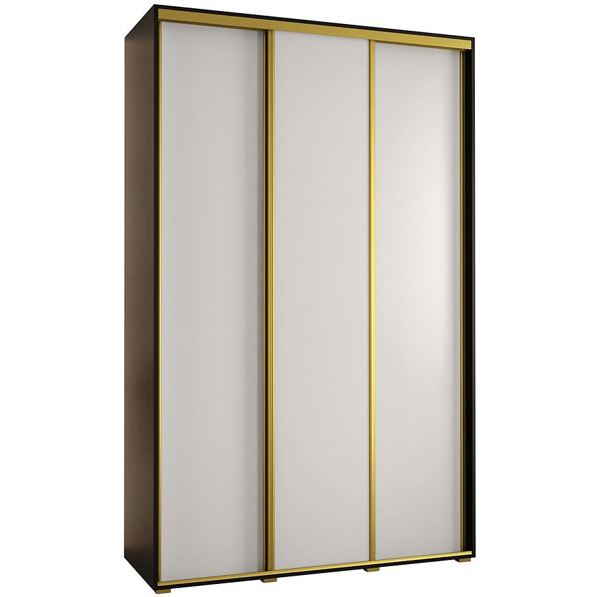 Szafa 45 Canaris 1 170 czarny/biały/gold