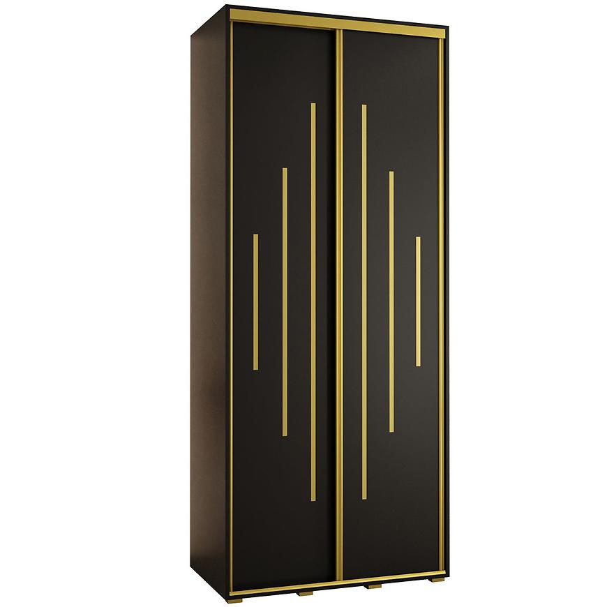 Szafa 45 Canaris 12 110 czarny/gold