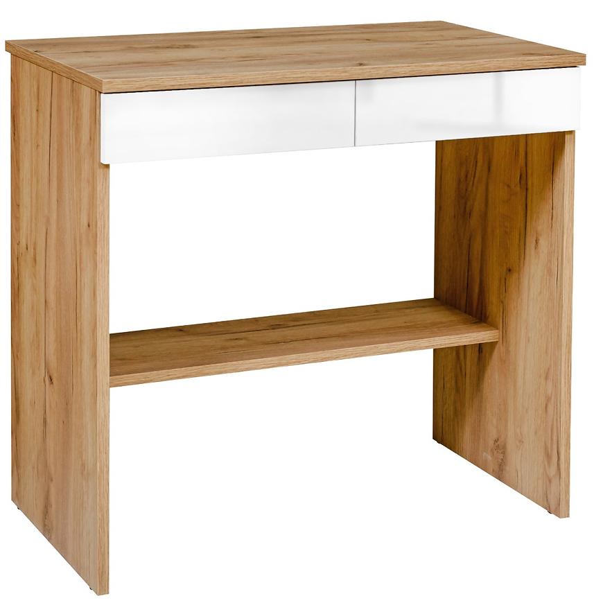 Biurko Mini dąb craft złoty/biały