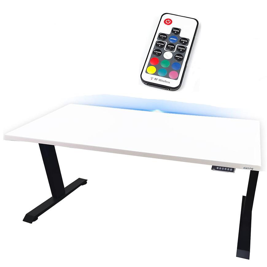 Biurko Gamingowe Top Elektr. Białe 120x60x2.8 Model 1