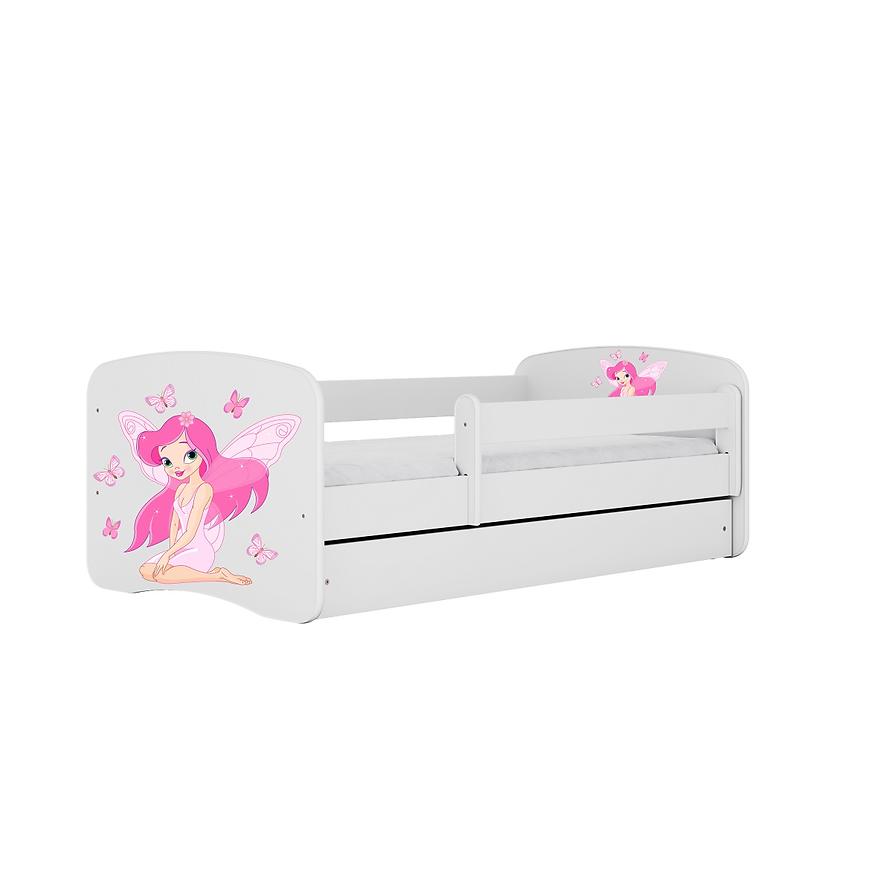Łóżko Dziecięce Babydreams+Sz+M Biały 70x140 Wróżka 1