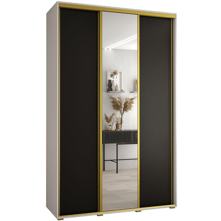 Szafa 45 Canaris 3 170 biały/czarny/gold