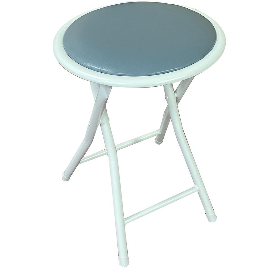 Taboret składany DR-9-702 Mateo 10891 szary/biały