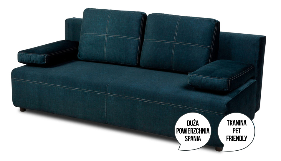 Sofa rozkładana Hato granat