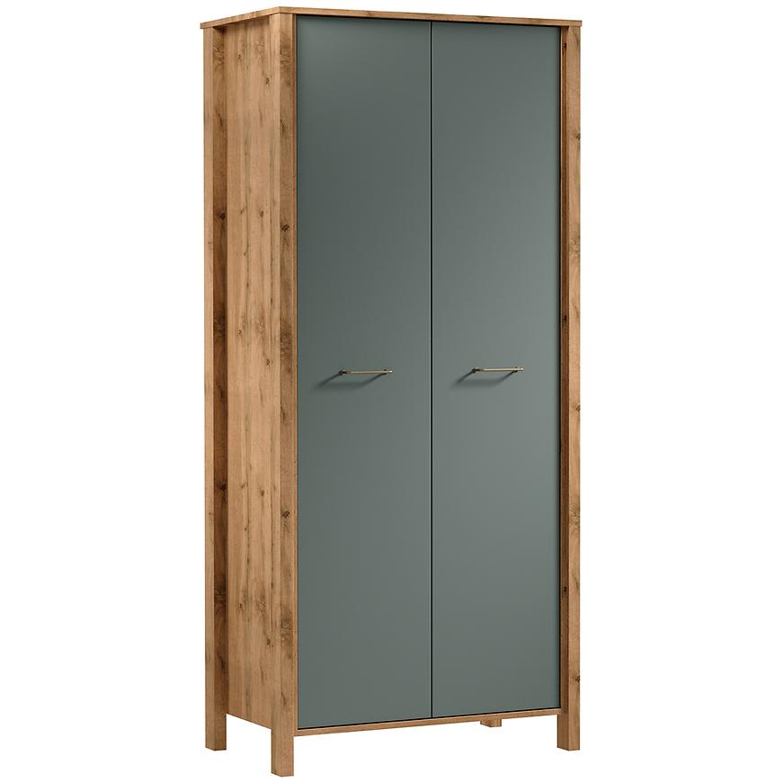 Szafa Indygo S2D dąb wotan-green