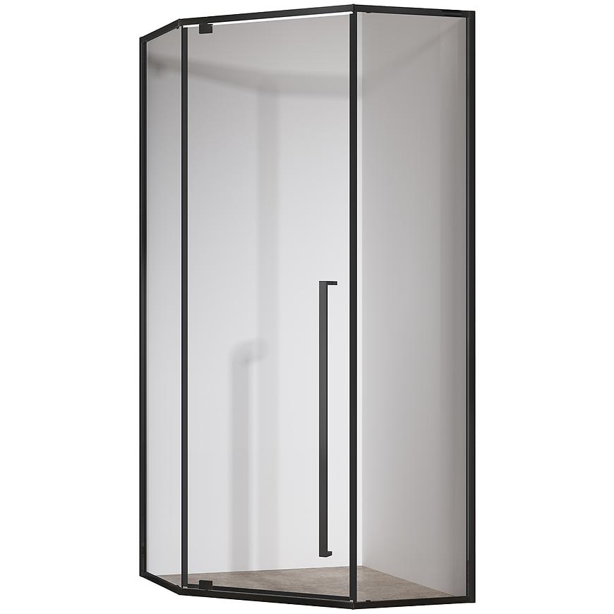 Kabina prysznicowa pięciokątna Light 80x80x195 black