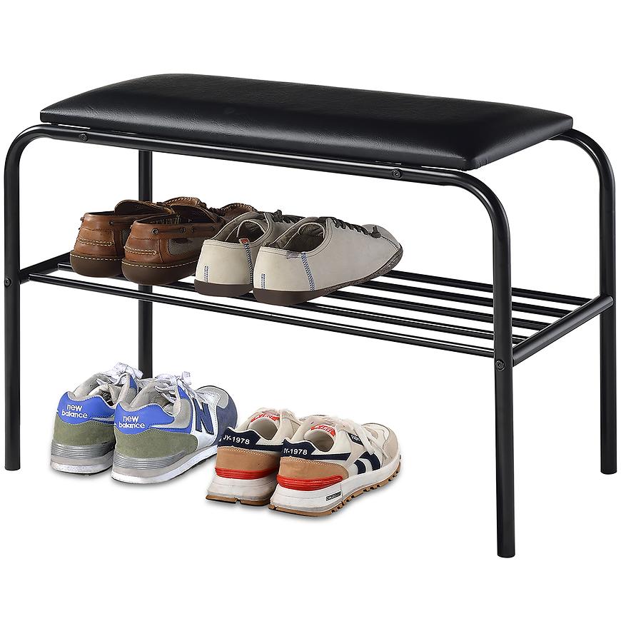 Szafka Na Buty Z Siedziskiem Gc7422-1 Czarna
