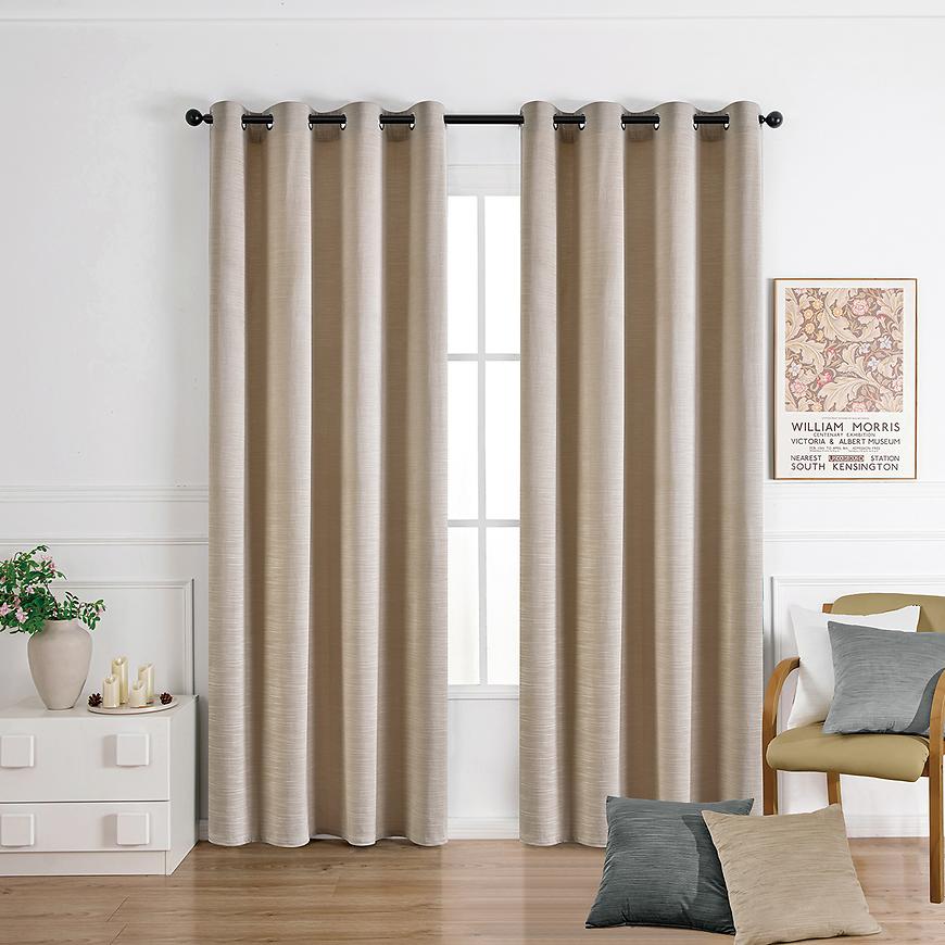 Zasłona na przelotkach SOFI VET476/4/210GSM/140x250 beżowy