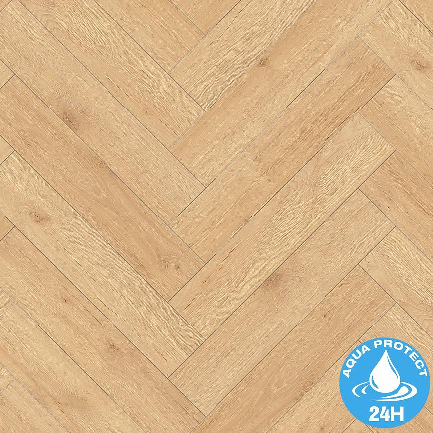 Panele podłogowe wodoodporne jodełka Dąb Denia 8mm AC5 Herringbone WR 64111
