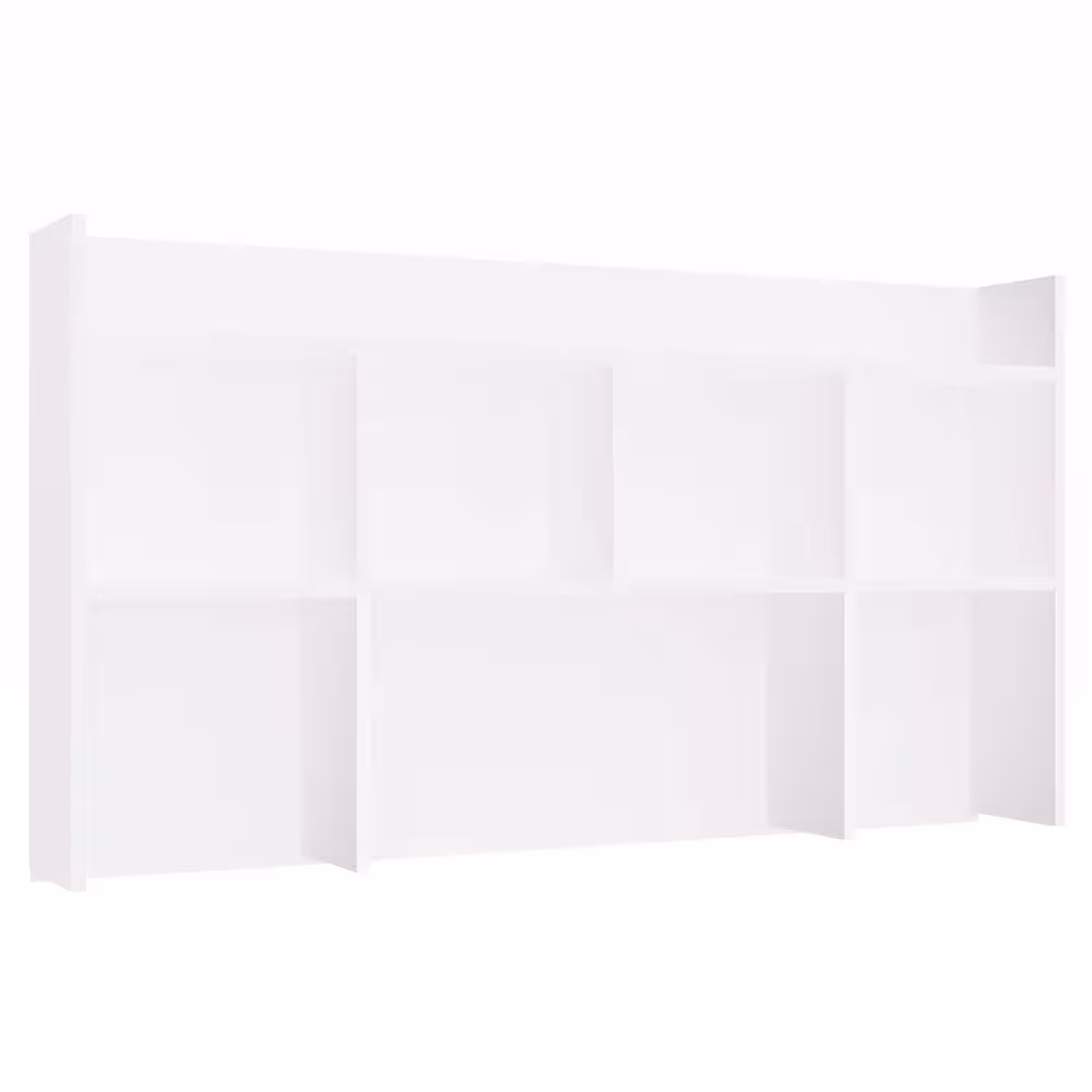 Nadstawka do biurka 130 cm biały