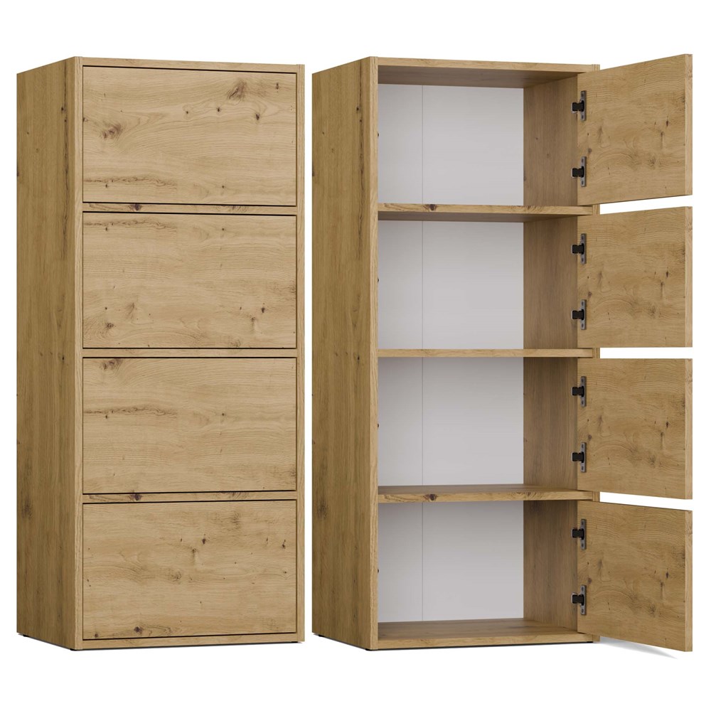 Komoda Malwa 4D dąb artisan