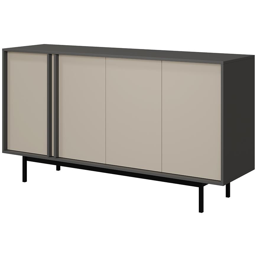 Komoda 160 Alsy 6 Beż Jasny/Antracyt