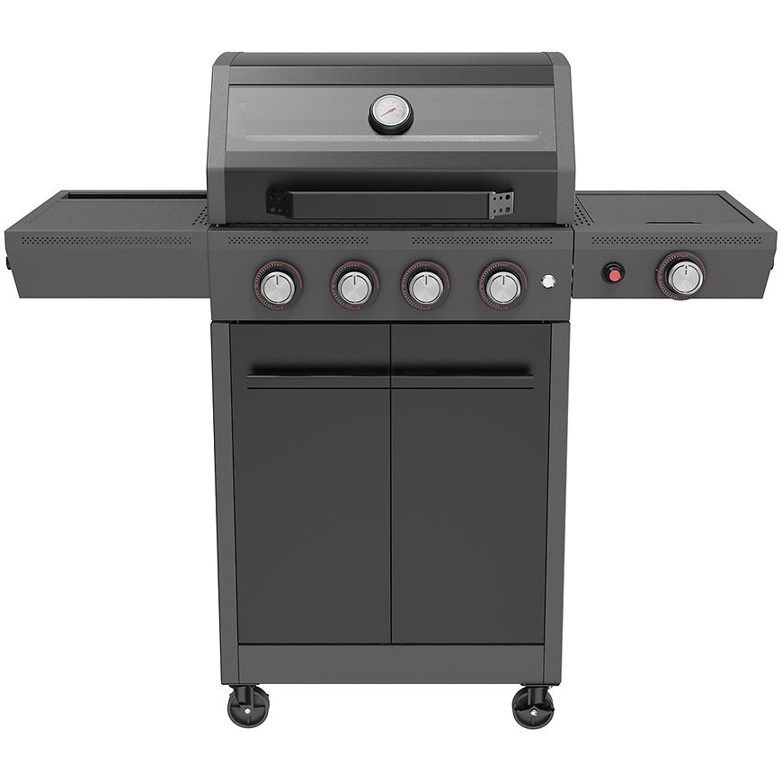Mercado grill gazowy luxe czarny 4+1  15kw PL