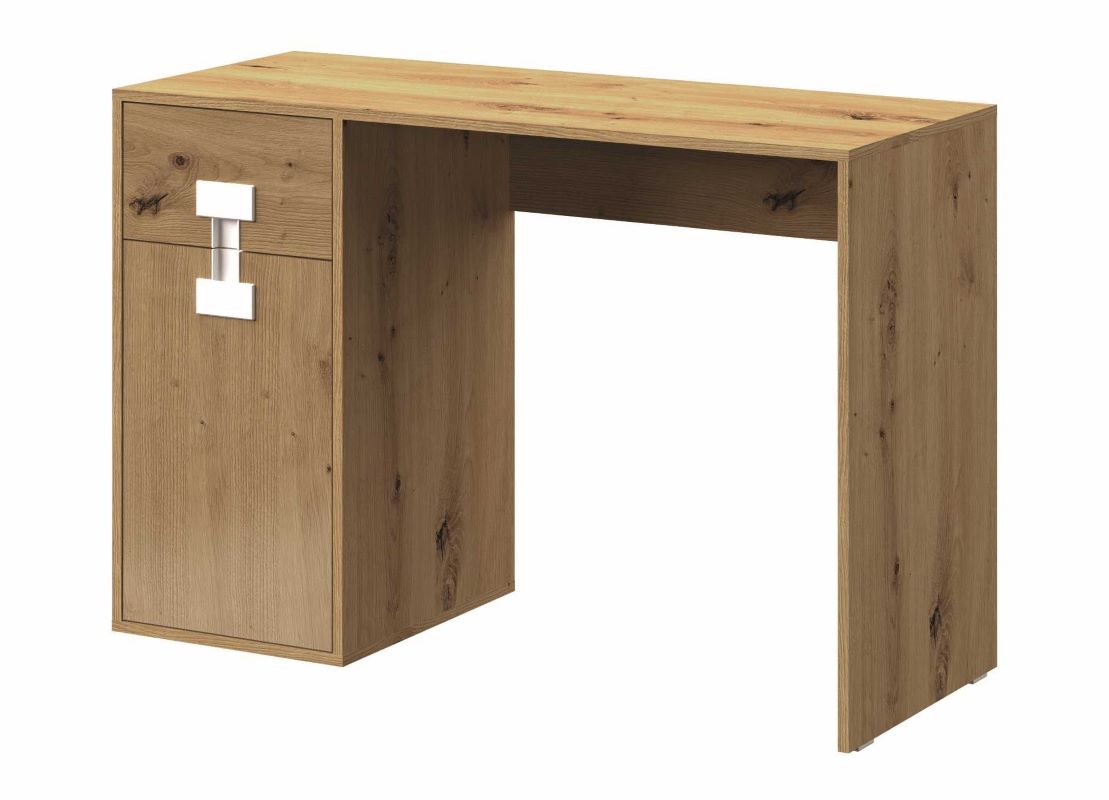 Biurko 120 z szufladą Index 10 dąb artisan