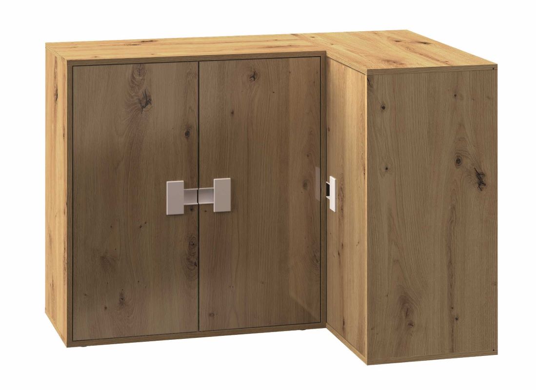 Komoda rogowa trzydrzwiowa Index 09 dąb artisan