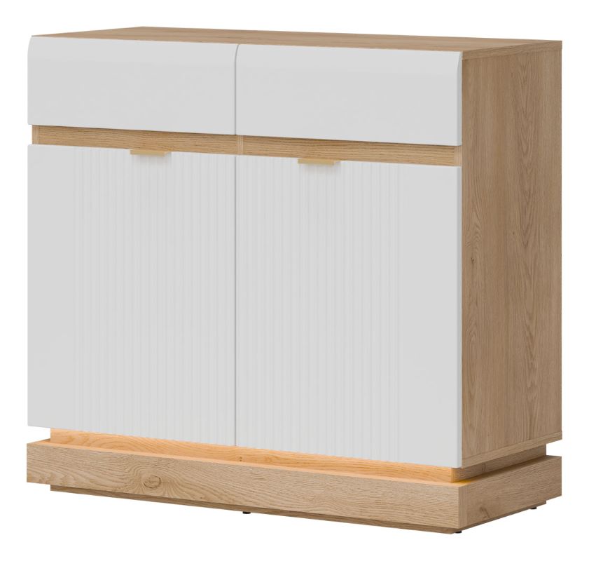 Komoda Milton ML02 dąb cremona torro/biały