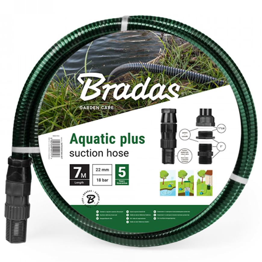 Zestaw ssawno-tłoczny Aquatic Plus 7 m czarny
