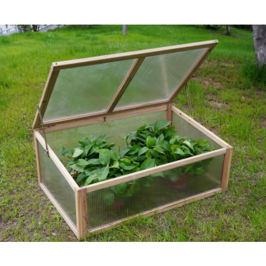 Szklarnia drewniana 08895-QS19 akacja 64.2X100X40 cm