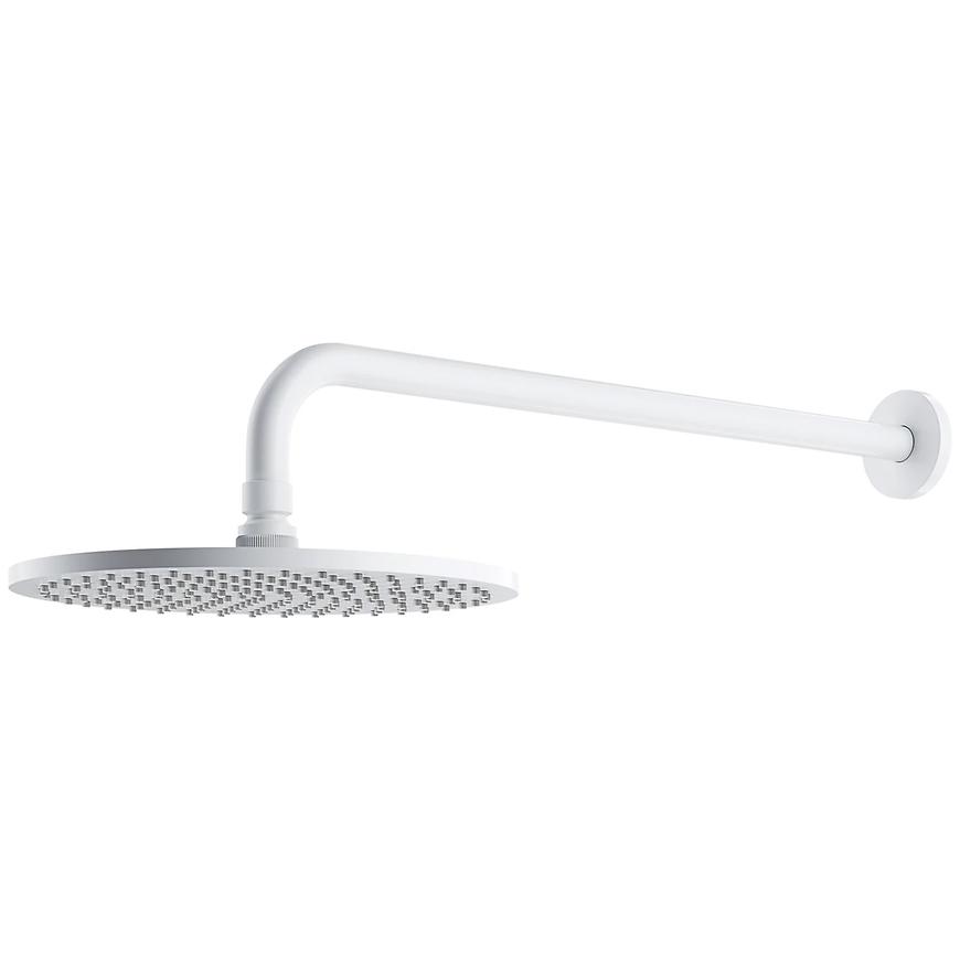 Deszczownica z ramieniem Slimline Ø25 cm biały mat