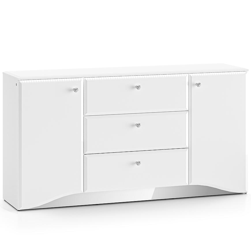 Komoda Glamour 02 Biały Połysk