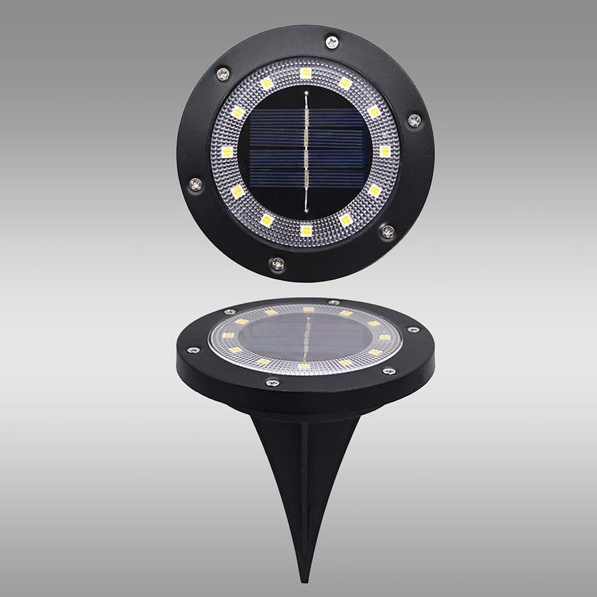 Lampa najazdowa solarna Sagita Dyski x4 46833