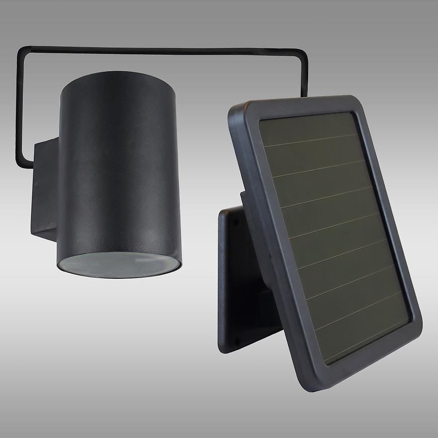 Kinkiet solarny Lampada VO2840 Czarny góra/dół K1
