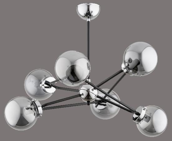 Lampa Resto Silver op. ośw. 6 PŁ 63058 LW6