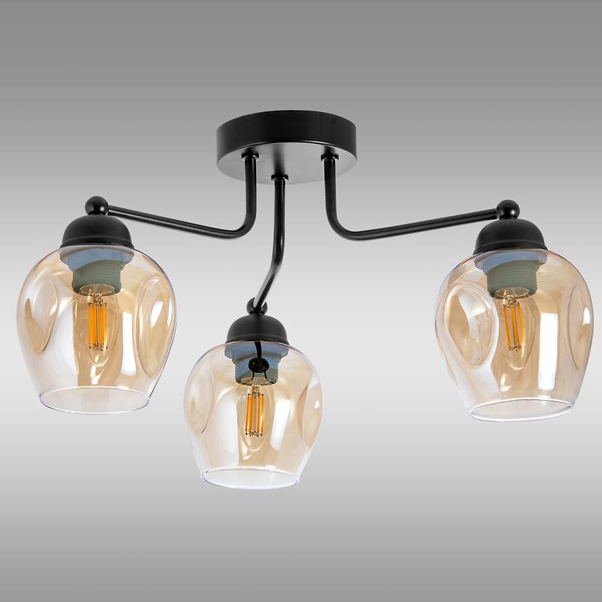 Lampa W-1224/3 BLACK/AMBER LW3